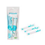 BRUSHEE - TRAVEL TOOTHBRUSHES 3-IN-1 TOOL  (PACK OF 3 | INDIVIDUALLY WRAPPED | DISPOSABLE )